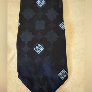 WEMBLEY Stay in Style with this awesome Vintage Navy Blue  Tie!